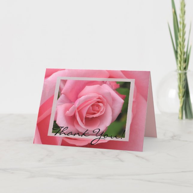 Pink Rose Card (Front)