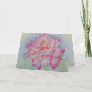 Pink Rose Card