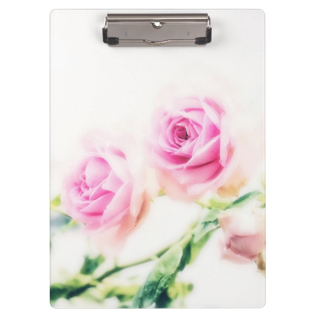 Pink rose clipboard (Front)