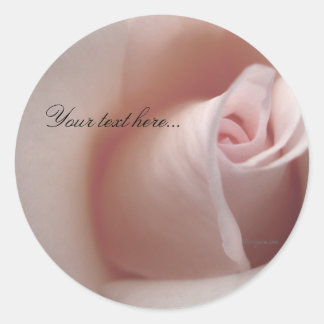 Pink Rose Cloud Wedding Invitations Seals