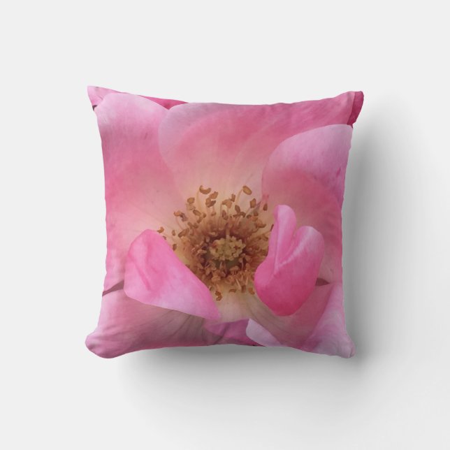 Pink Rose Cushion (Front)