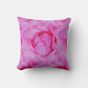 pink rose cushion