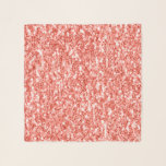 Pink rose dark coral shiny glitter sparkles scarf<br><div class="desc">Elegant fashionable accessory chiffon scarf for her.  
Beautiful girly dark living coral orange pink faux glitter sparkles. *photo of sparkles not actual glitter!</div>
