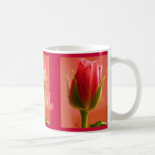 Pink Rose Delight I Mug - Customisable