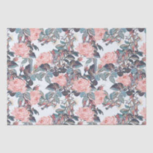 Pink Rose Design Tissue Paper