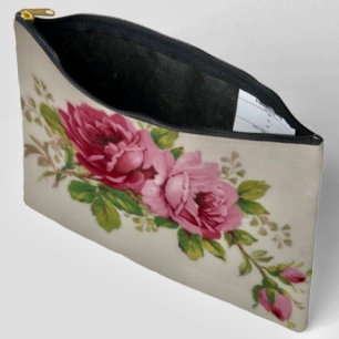Pink Rose Elegance Print Cut Sew Bag