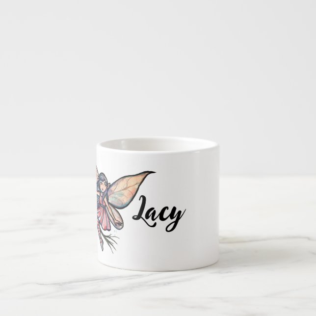 Pink Rose Fairy                                    Espresso Cup (Front)