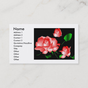"Pink Rose Florist II" Profile Card