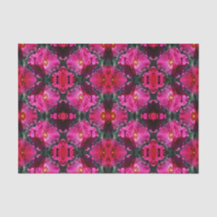 Pink Rose Flower Abstract Pattern Decoupage Tissue Paper
