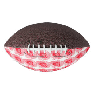 Pink Rose Flower American Football