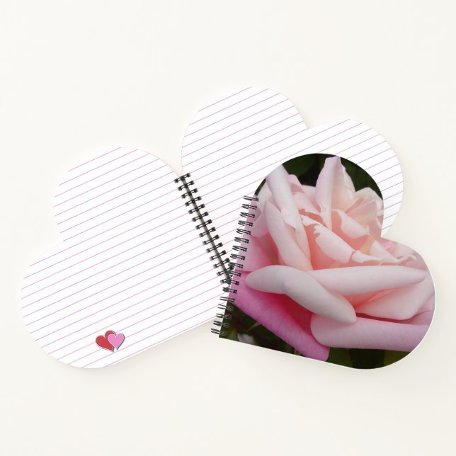 Pink Rose Flower Beautful Garden Floral Garden Not Notebook (Inside)