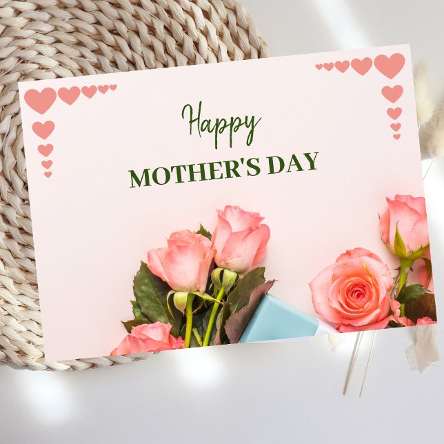 Pink Rose Flower Greeting Card (Creator Uploaded)