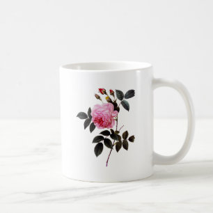Pink rose flower, Pierre Joseph Redouté Coffee Mug