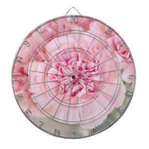Pink Rose Flowers Dartboard