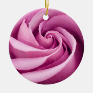 Pink Rose Folded To Perfection Ornament