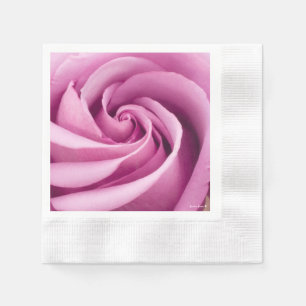Pink Rose Folded To Perfection - Paper Napkins