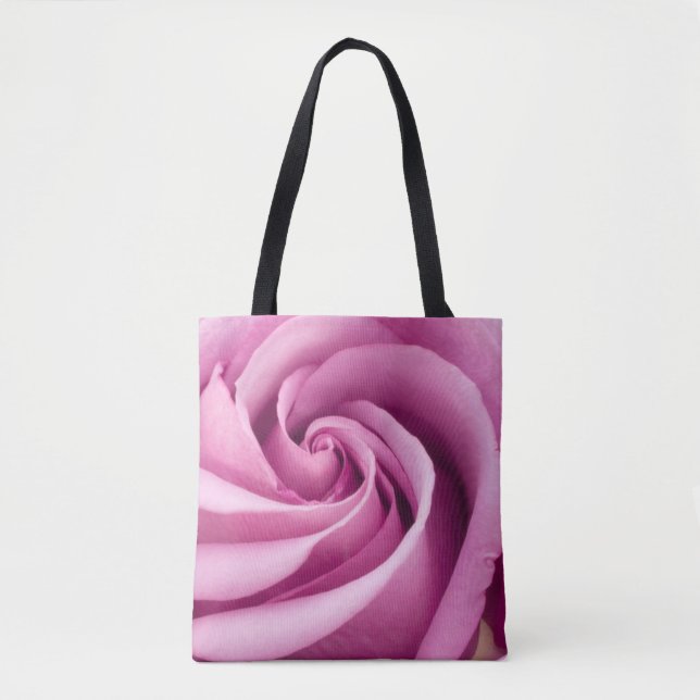 Pink Rose Folded To Perfection Tote Bag (Front)