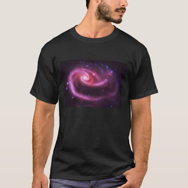 Pink Rose Galaxies T-Shirt (Front)