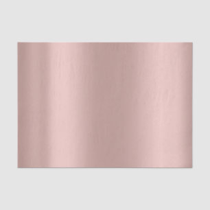 Pink Rose Gold Blush Metallic Powder Skinny Tissue Paper