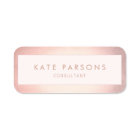 Pink Rose Gold Border Beauty Spa