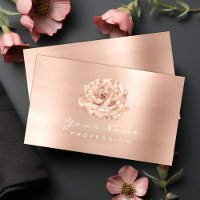 Pink Rose Gold Flower Blogger Stylist Event Beauty
