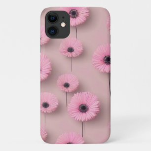 Pink Rose Gold Flowers Gift iPhone 11 Case