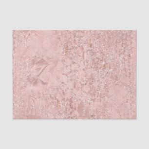 Pink Rose Gold Glass Glitter Delicate White Girly Tissue Paper