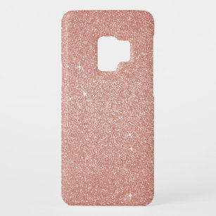 Pink Rose Gold Glitter and Sparkle Bling Case-Mate Samsung Galaxy S9 Case