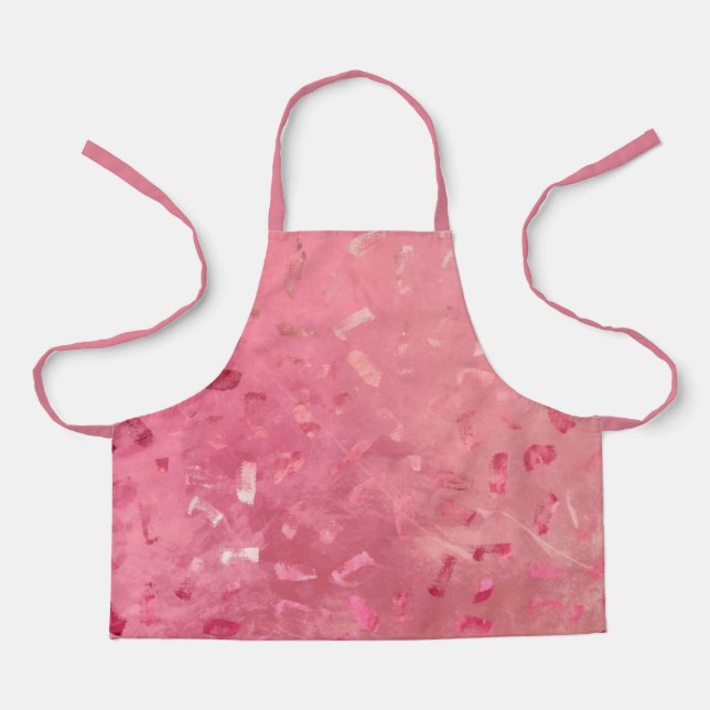 Pink Rose Gold Glitter Apron (Front)