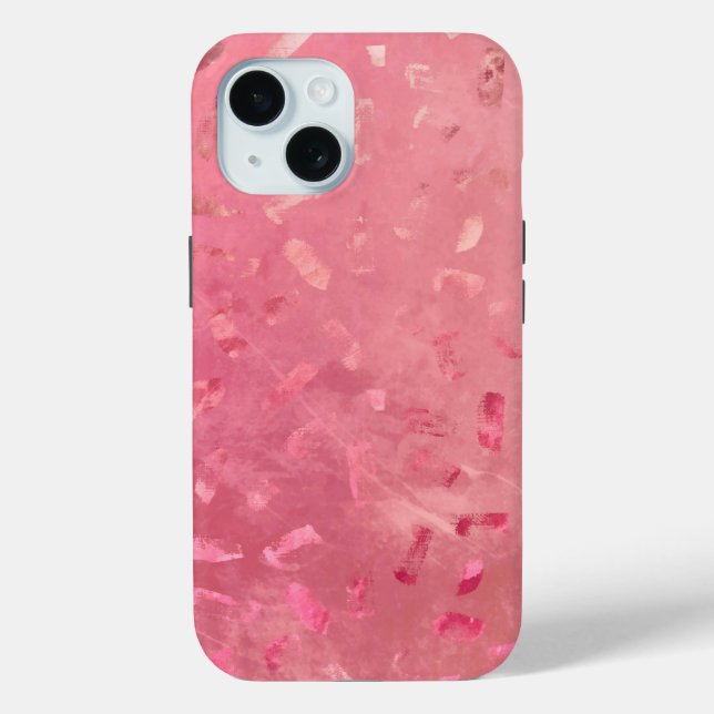 Pink Rose Gold Glitter Case-Mate iPhone Case (Back)