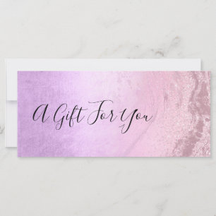 Pink rose gold glitter & purple makeup artist