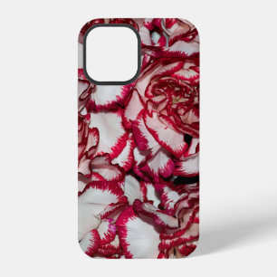 Pink rose gold square mosaic tiles for texture bac iPhone 12 case