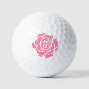 Pink Rose Golf Balls