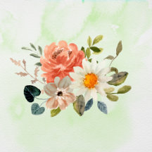 Pink Rose Heart Floral Decorative Pillow