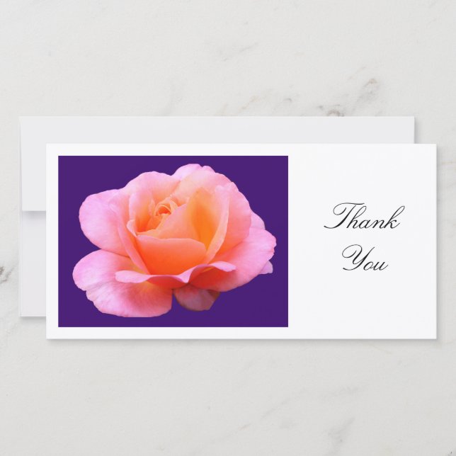 Pink Rose II - Thank You (Front)