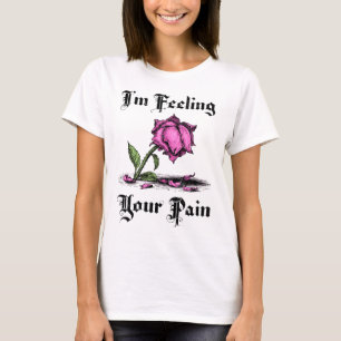 Pink Rose in Despair Women's T-Shirt