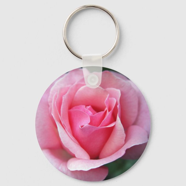 Pink Rose Key Ring (Front)