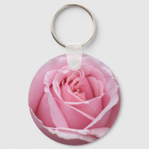 Pink Rose Keychain