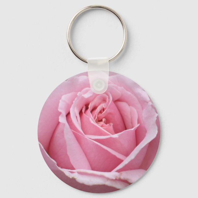 Pink Rose Keychain (Front)