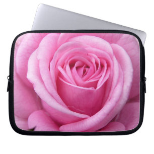 Pink Rose Laptop Sleeve Romantic Rose Tablet Case