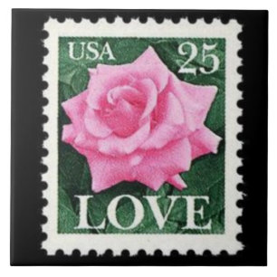 Pink Rose Love Tile