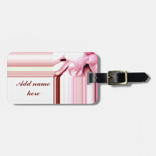 Pink Rose_Luggage Tag