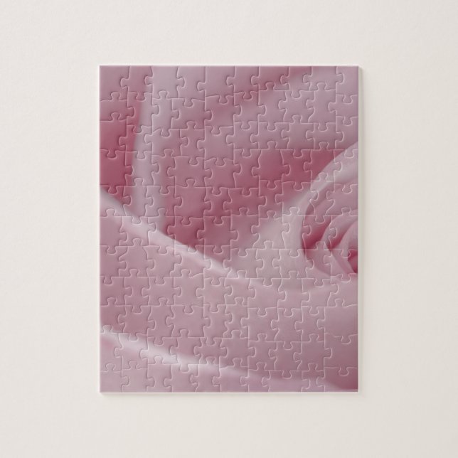 Pink Rose Macro Jigsaw Puzzle (Vertical)