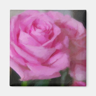 Pink Rose Magnet