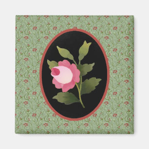 Pink Rose Magnet