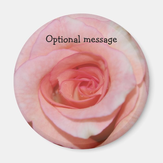 Pink Rose Magnet (Front)
