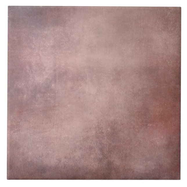 Pink Rose Mauve Faux Rustic Tile (Front)