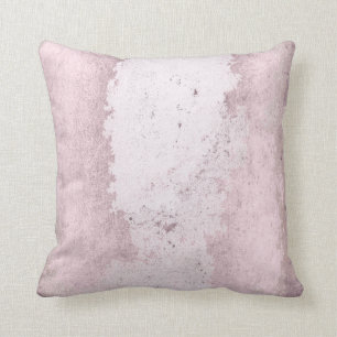 Pink Rose Mauve Lilac Delicate Grungy Abstract Cushion