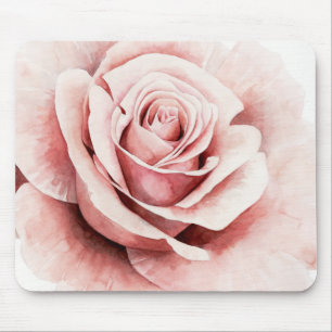 Pink Rose Mouse Mat