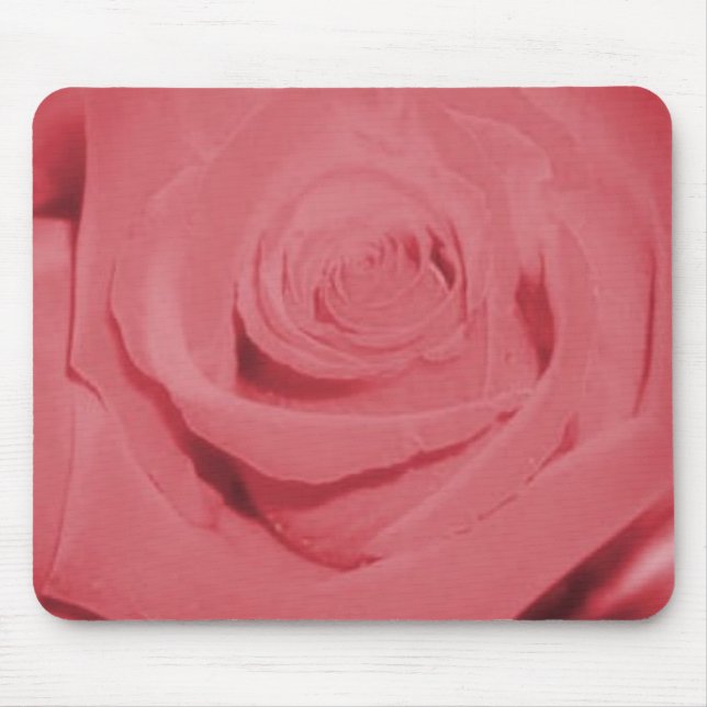 Pink Rose Mouse Mat (Front)